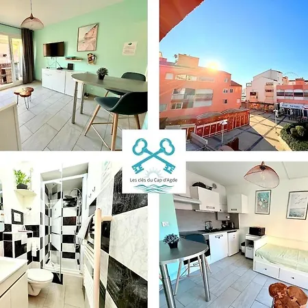 Apartment Saint Clair-centre Port-wifi-climatisation Agde